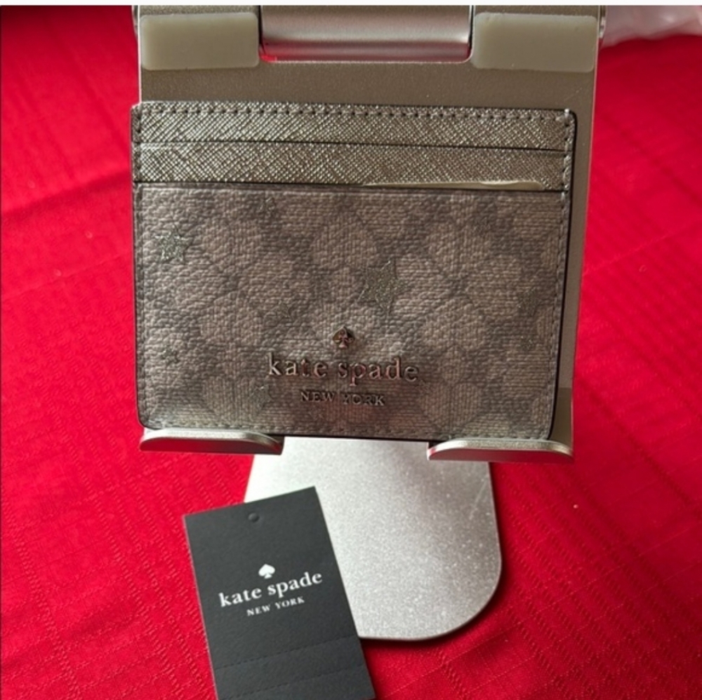 Kate Spade Gray Card Holder